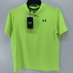 NEW Under  Armour Boys' Performance Polo shirt UPF 50 short sleeve sz YLG Large